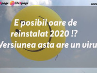 E posibil oare de reinstalat 2020 !?