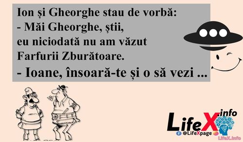 eu niciodată nu am văzut Farfurii Zburătoare.