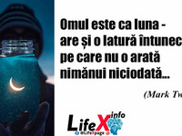 Omul este ca luna - are și o latură întunecată pe care nu o arată...