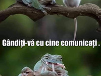 Gândiți-vă cu cine comunicați .