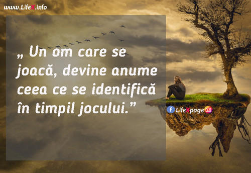 Un om care se joacă... se identifică